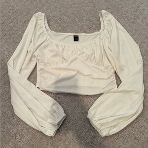 SHEIN White Long Sleeve Blouse